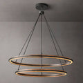 Peralta Forged Ambient Two-Tier Round Chandelier 60"