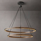 Peralta Shadow Glow Two-Tier Round Chandelier