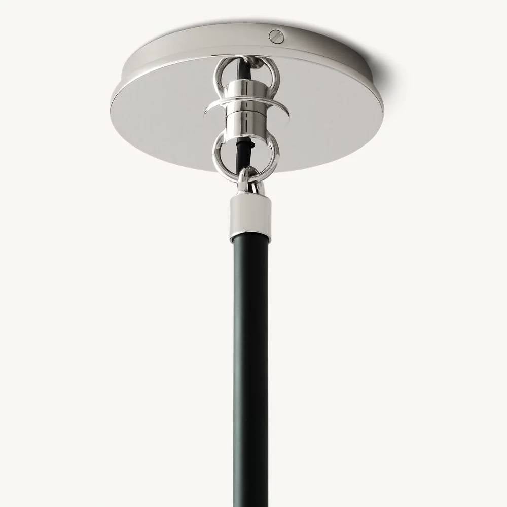 Bistro Transit Globe Glass Chandelier 56"