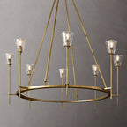 Torche Sculpted Glow Round Chandelier 46"