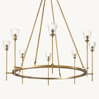 Torche Sculpted Glow Round Chandelier 46"