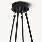 Torche Sculpted Glow Round Chandelier 46"