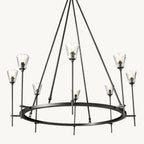Torche Sculpted Glow Round Chandelier 46"