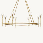 Torche Sculpted Glow Round Chandelier 58"