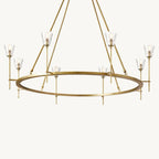 Torche Sculpted Glow Round Chandelier 58"