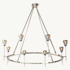 Torche Sculpted Glow Round Chandelier 58"