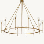 Torche Sculpted Glow Round Chandelier 70"