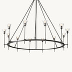 Torche Sculpted Glow Round Chandelier 70"