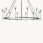 Torche Sculpted Glow Round Chandelier 70"