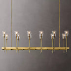 Torche Sculpted Glow Rectangular Chandelier 54"