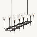 Torche Sculpted Glow Rectangular Chandelier 54"