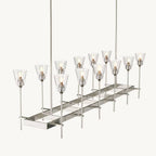 Torche Sculpted Glow Rectangular Chandelier 54"