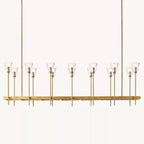 Torche Sculpted Glow Rectangular Chandelier 67"