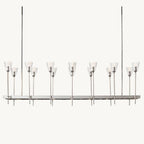 Torche Sculpted Glow Rectangular Chandelier 67"