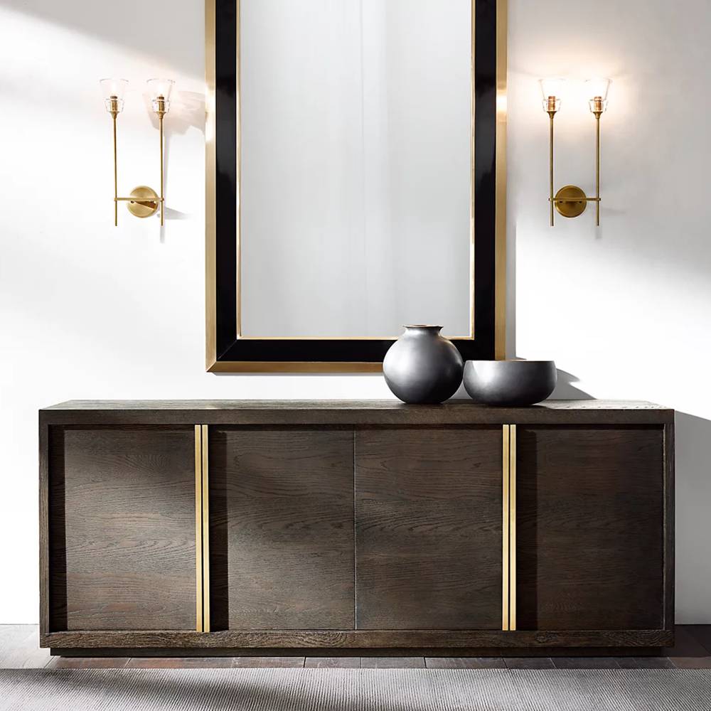 Torche Sculpted Glow Double Wall Sconce