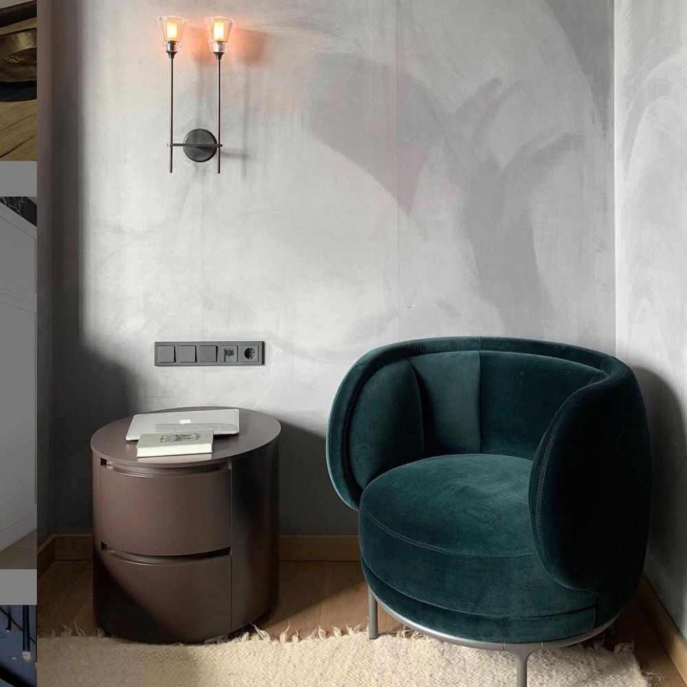Torche Sculpted Glow Double Wall Sconce