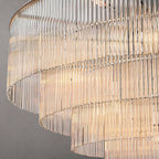 Amadeo Prismatic Array Grand Glass Chandelier 36"