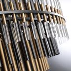 Emile Gradient Spire Round Chandelier 42"