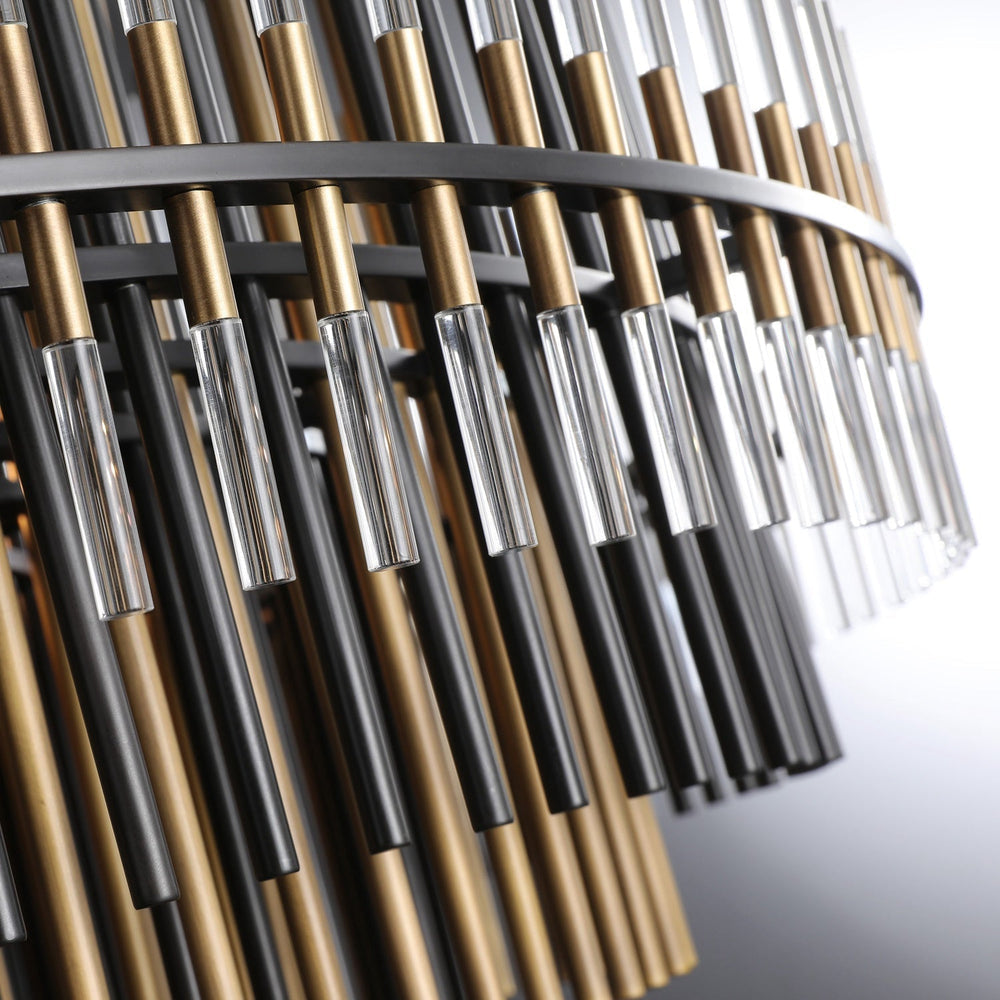 Emile Gradient Spire Round Chandelier 42"