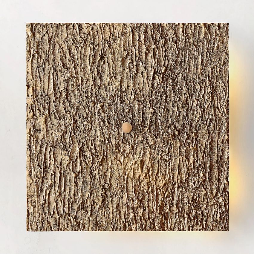 Vouvray Etched Metal Square Wall Sconce