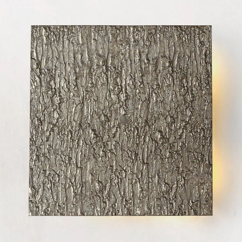 Vouvray Etched Metal Square Wall Sconce