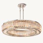 Maurier Angular Layers Round Chandelier 48"
