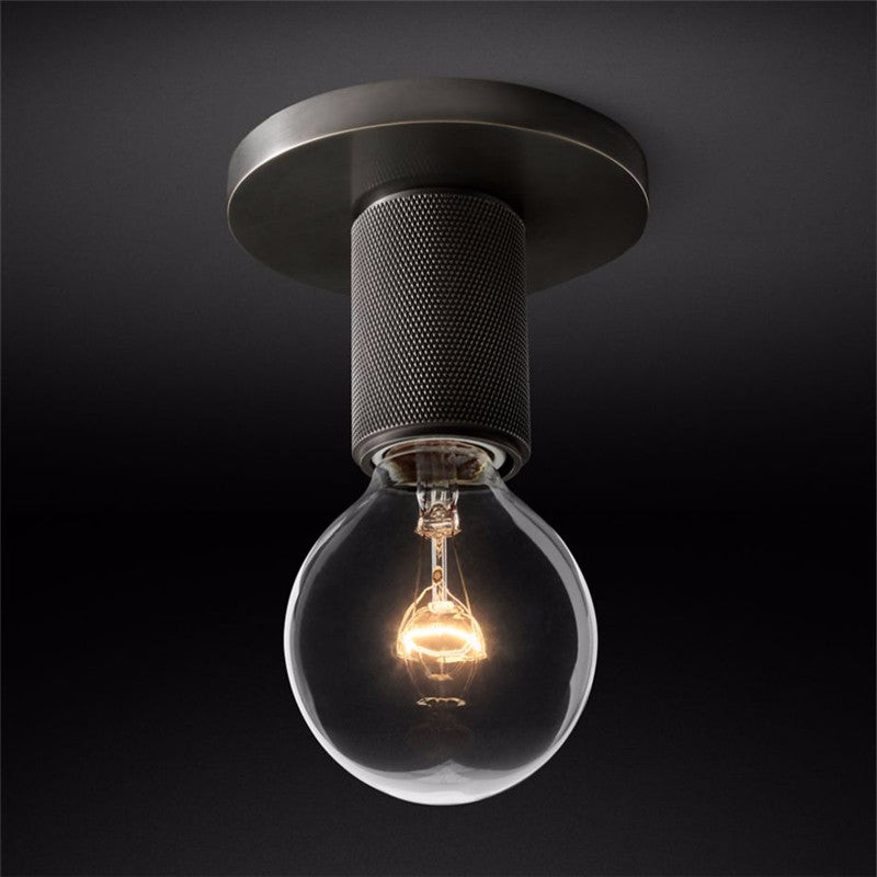 Utilitaire Funnel Shade Flush Mount