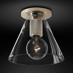 Utilitaire Funnel Shade Flush Mount