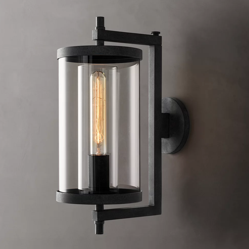 Devaux Faceted Wrapped Round Wall Sconce