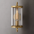 Devaux Faceted Wrapped Round Wall Sconce