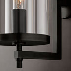 Devaux Faceted Wrapped Round Wall Sconce