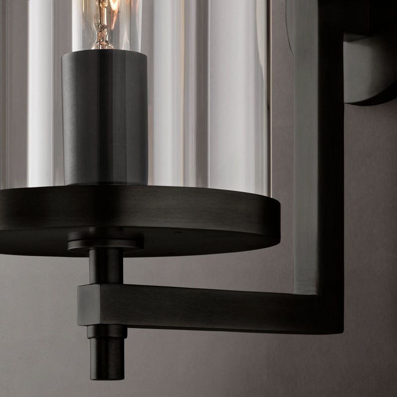 Devaux Faceted Wrapped Round Wall Sconce
