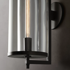 Devaux Faceted Wrapped Round Wall Sconce