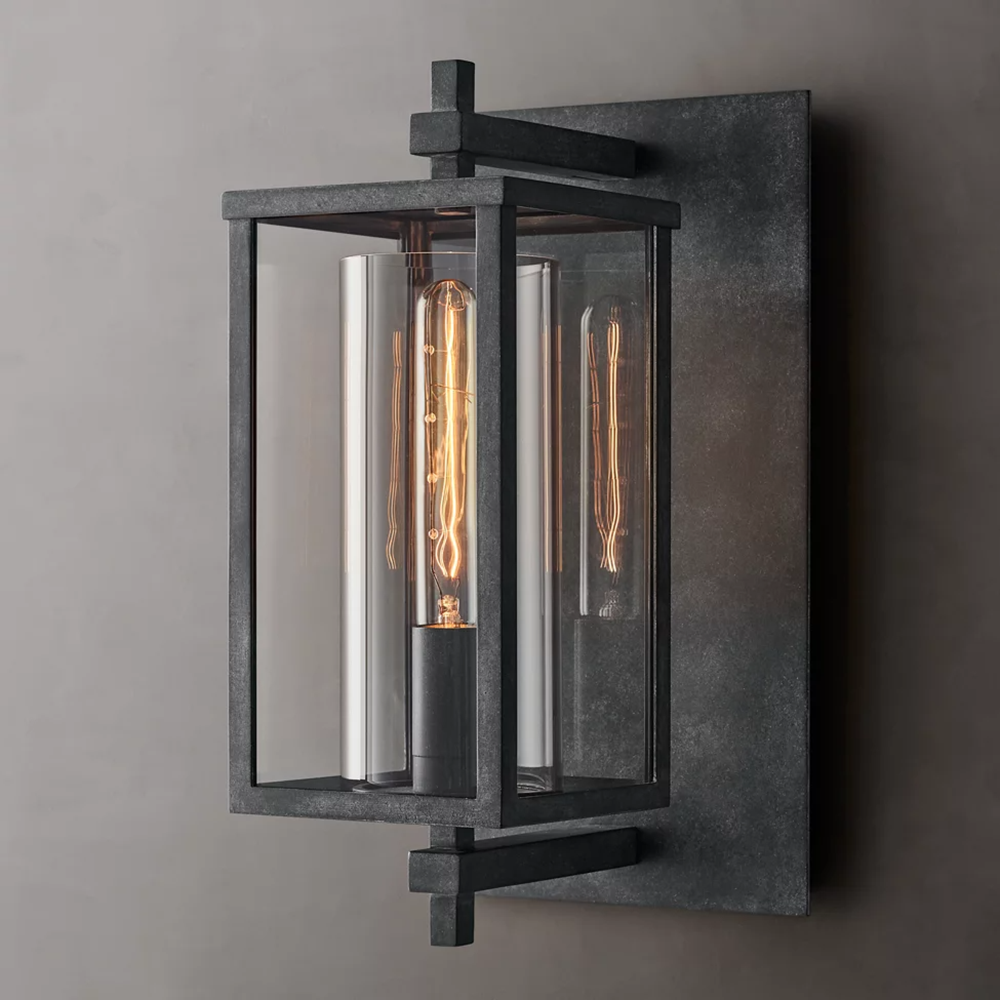 Devaux Faceted Wrapped Square Wall Sconce