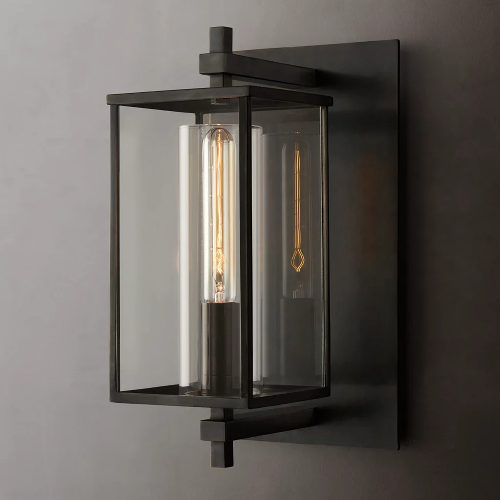 Devaux Faceted Wrapped Square Wall Sconce