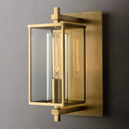 Devaux Faceted Wrapped Square Wall Sconce