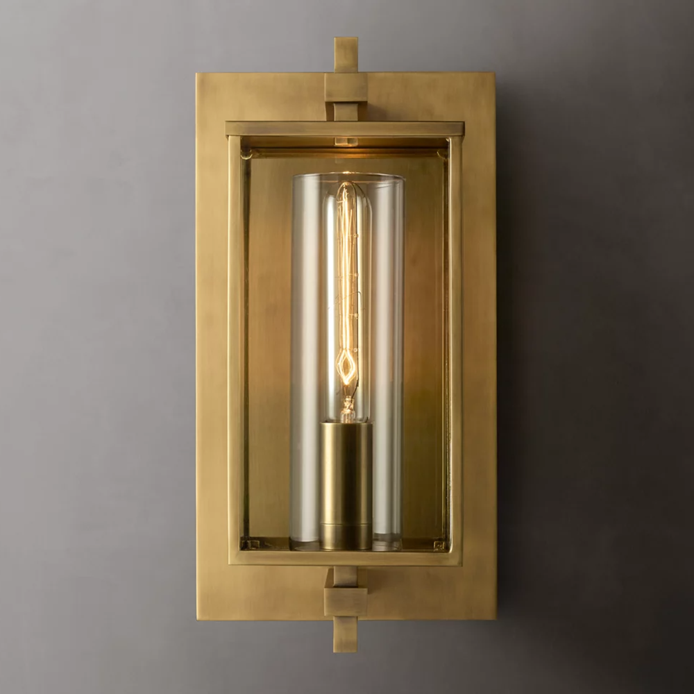Devaux Faceted Wrapped Square Wall Sconce