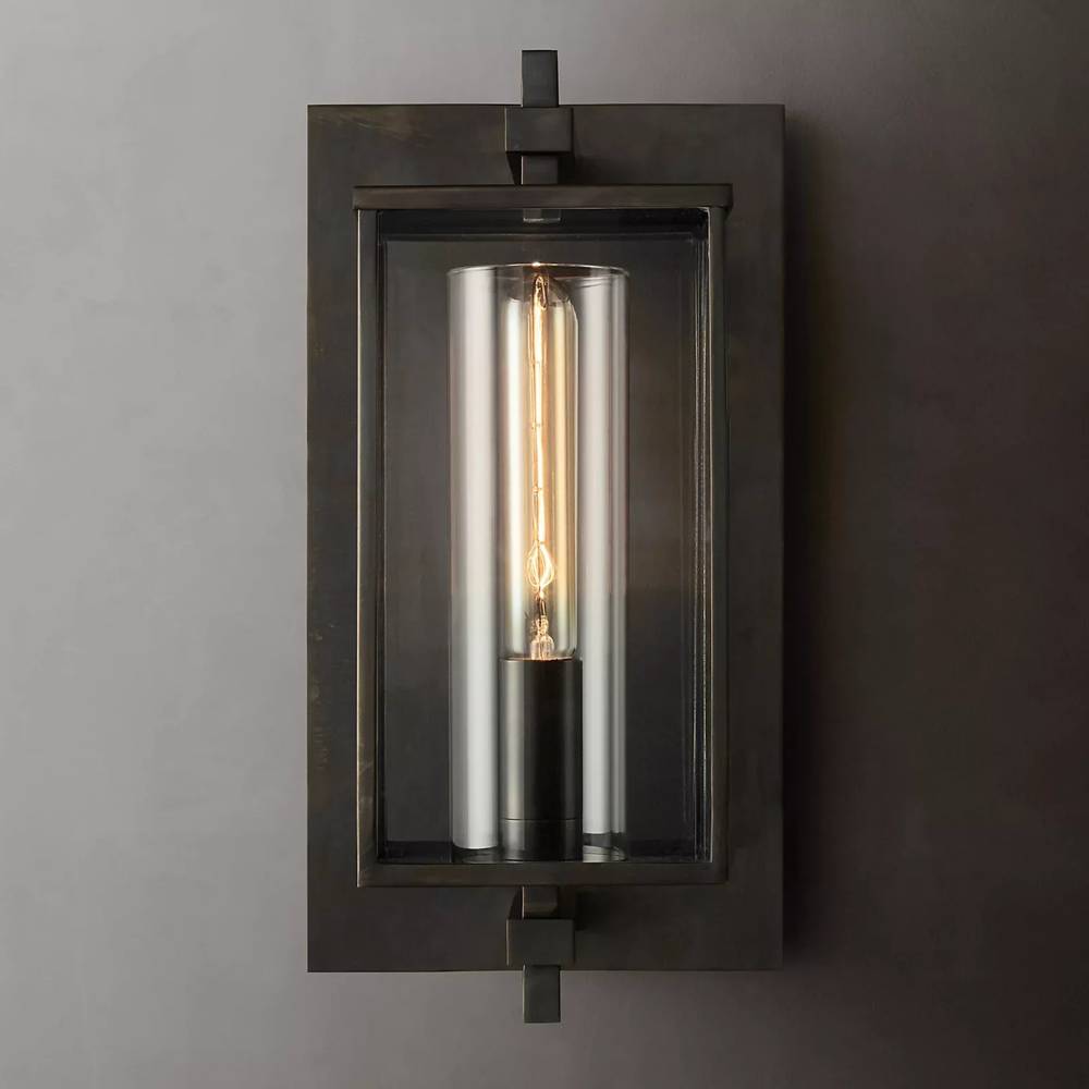 Devaux Faceted Wrapped Square Wall Sconce