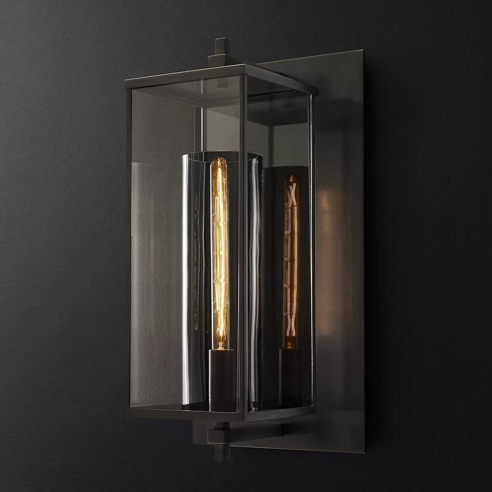 Devaux Faceted Wrapped Square Wall Sconce