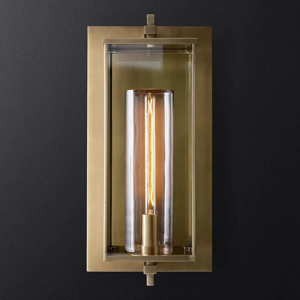 Devaux Faceted Wrapped Square Wall Sconce