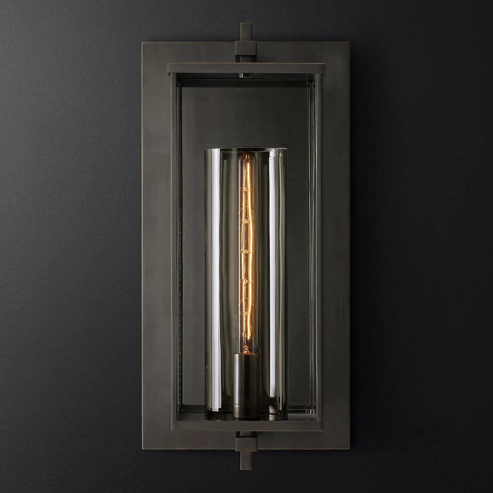 Devaux Faceted Wrapped Square Wall Sconce