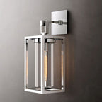 Petrus Structured Glass Square Wall Sconce