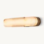 Halver Alabaster Panel Grand Wall Sconce