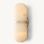 Halver Alabaster Panel Pill Wall Sconce