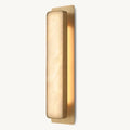 Halver Alabaster Panel Linear Wall Sconce