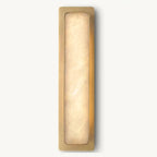 Halver Alabaster Panel Linear Wall Sconce