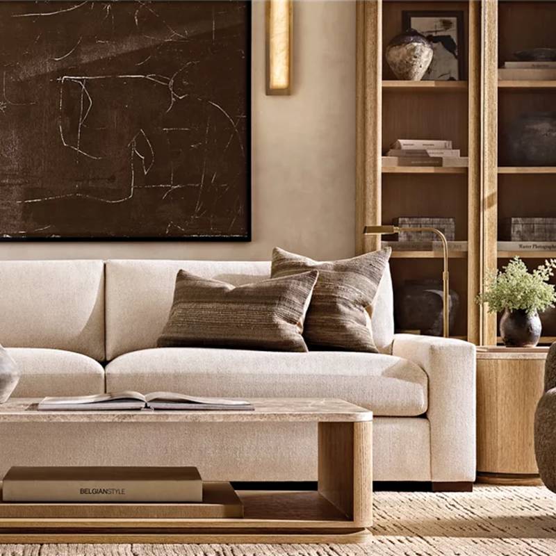 Halver Alabaster Panel Linear Wall Sconce