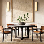 Halver Alabaster Panel Linear Wall Sconce