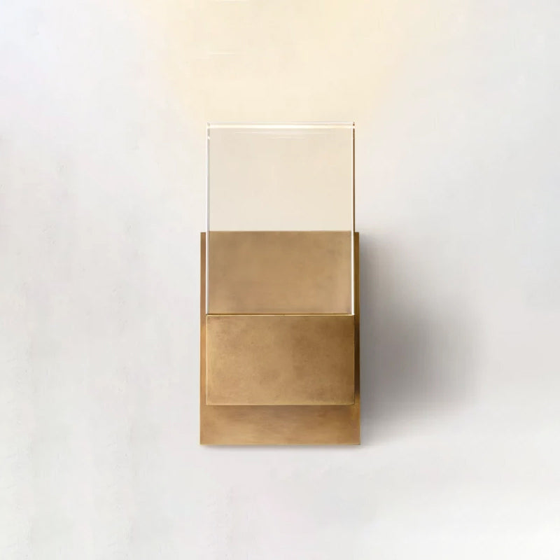 Serra Plane Crystal Wall Sconce