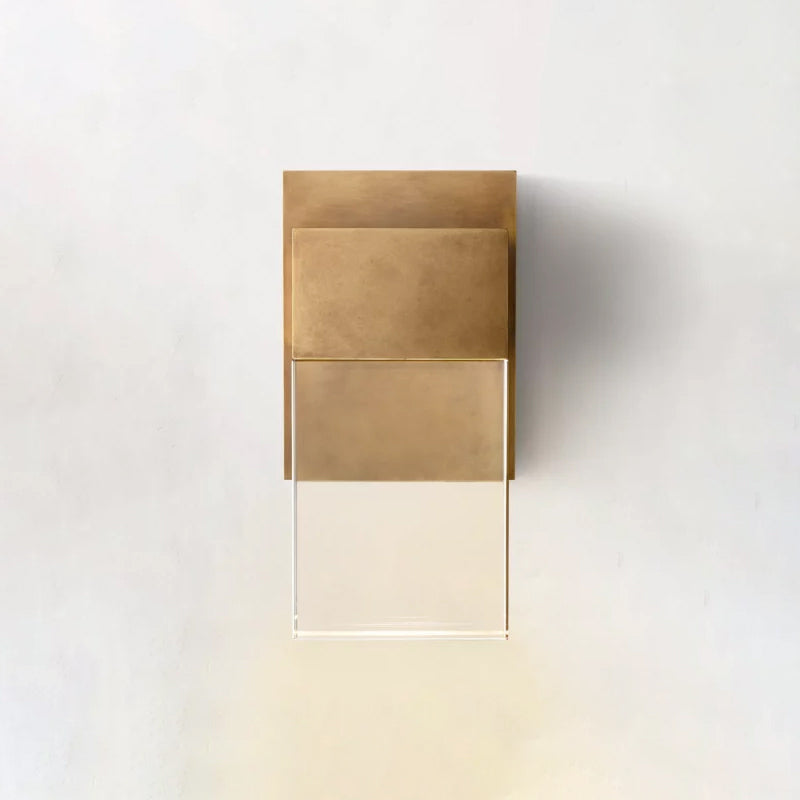 Serra Plane Crystal Wall Sconce